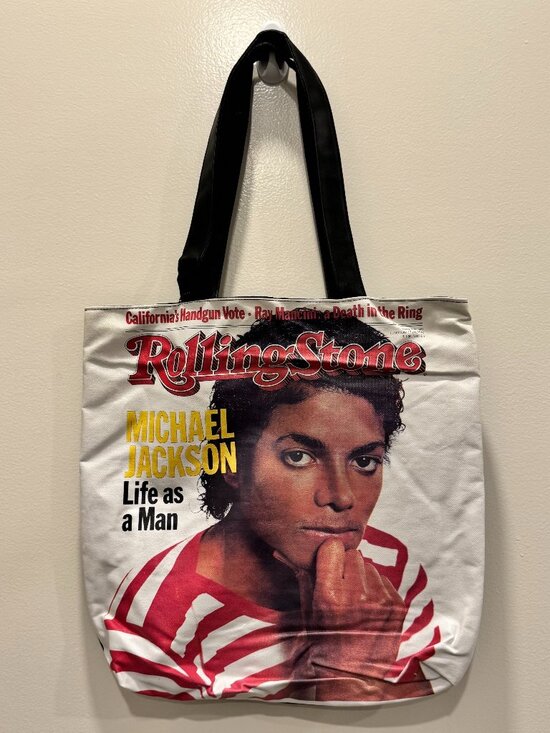 Michael Jackson Handbags - NWT Limited Edition Michael Jackson Rolling Stone Tote Bag – Iconic MJ Cover
